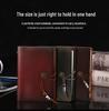 Custom Logo Leather Strap Notebook - Retro Travel Journal & Office Pocket Notebook