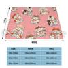 Pattern With Maneki Neko Blanket For Sofa Bed Travel Maneki Neko Luck Desire Cute Wish Japanese Asian Cat