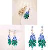 Ethnic Peacock Earrings For Women With Crystals And Animal Design Gift For Fashion Lovers