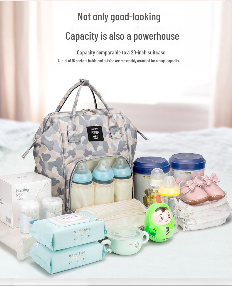 Multifunktionale Wickeltasche mit großer Kapazität für Mütter und Babys - Auf Lager
