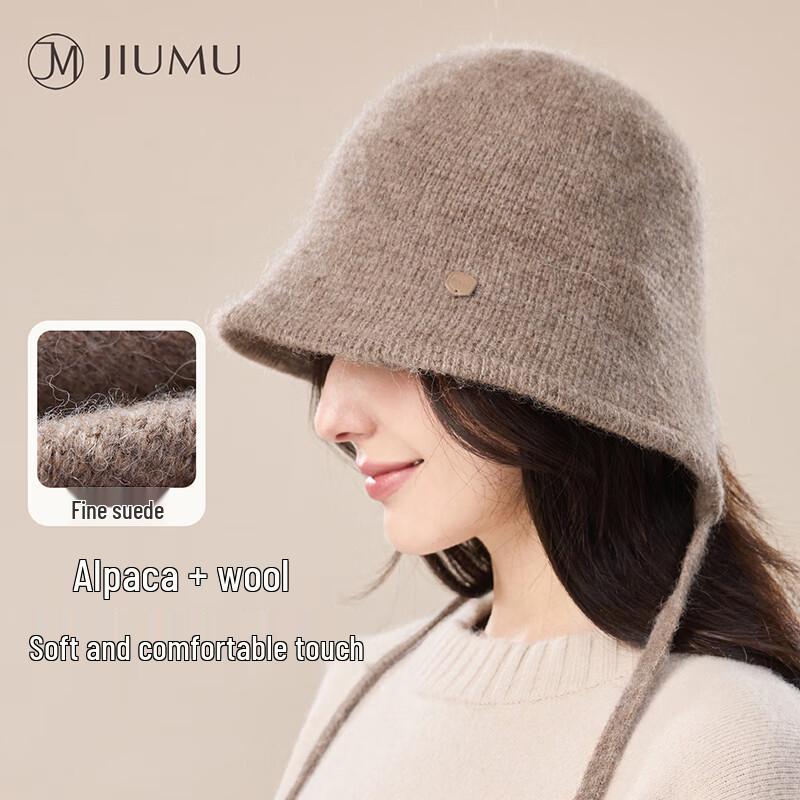 JIUMU Women s Knit Bucket Hat One Size