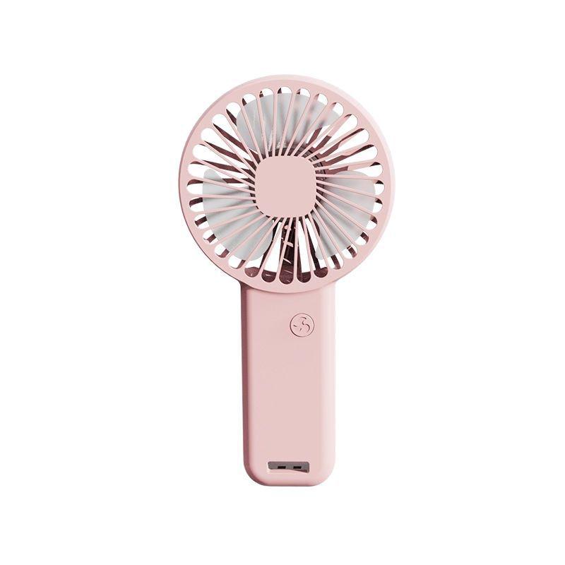 Rechargeable Mini Handheld Fan - Portable, Silent, and Lightweight for Dormitory or Desktop Use, Perfect as a Gift.