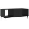 Vidaxl Coffee Table, Black, 102X50X40 Cm, Wood-Based Material