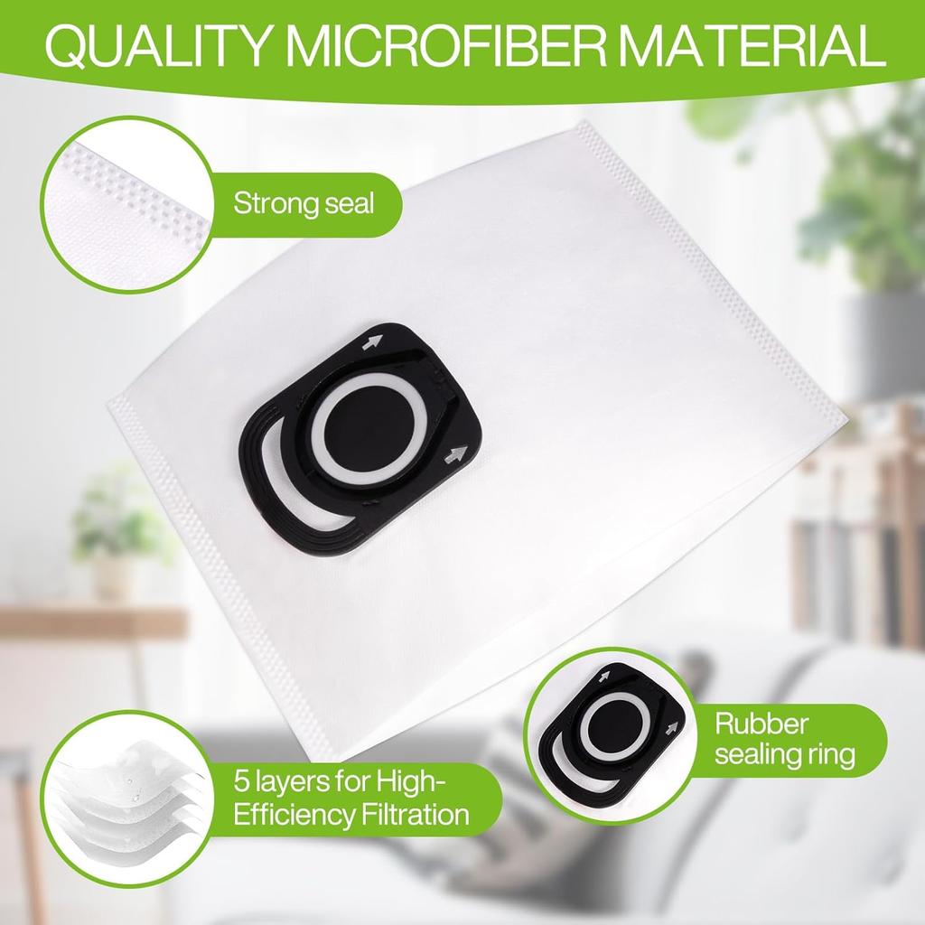 Für Tefal X-Plorer Serie 75 S+ RG8597W Roboterstaubsauger Haupt- Seitenbürste Hepa-Filter Mopptuch Staubbeutel Zubehör