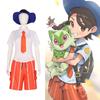 Pokemon Scarlet And Violet Florian Juliana Cosplay Costume Set For Halloween And Stage Performance