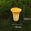 Mini Resin Mushroom Ornaments Micro Landscape Decor Dollhouse Miniature Mushroom Model For Fairy Moss Garden Diy Bonsai Decor