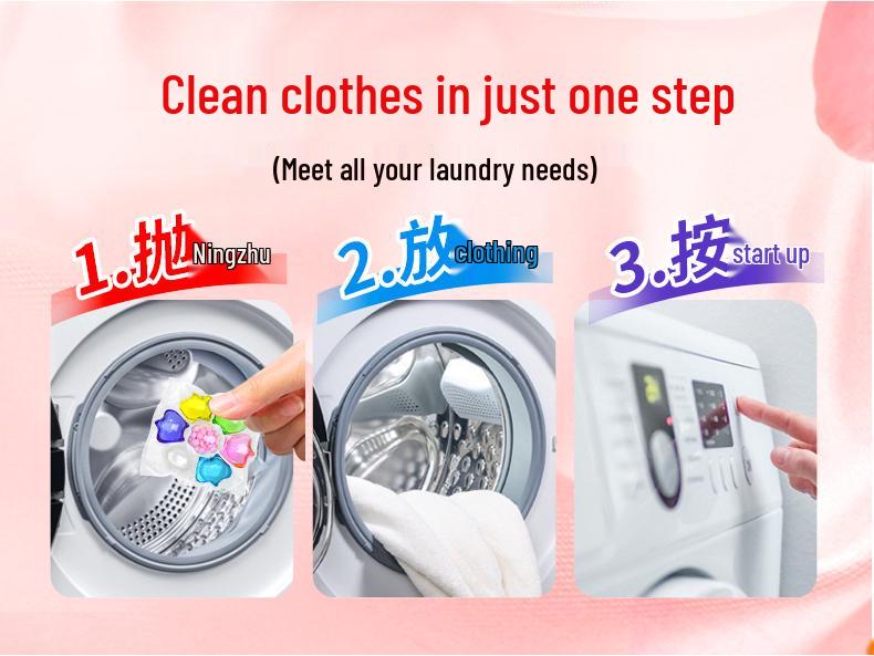 Fan Xiaochun 100-Piece 7-in-1 Laundry Pods with Long-lasting Fragrance