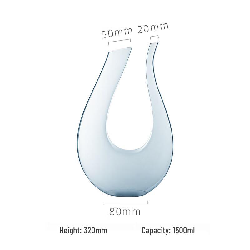 Schmincke Luxury Klein Blue Wine Decanter