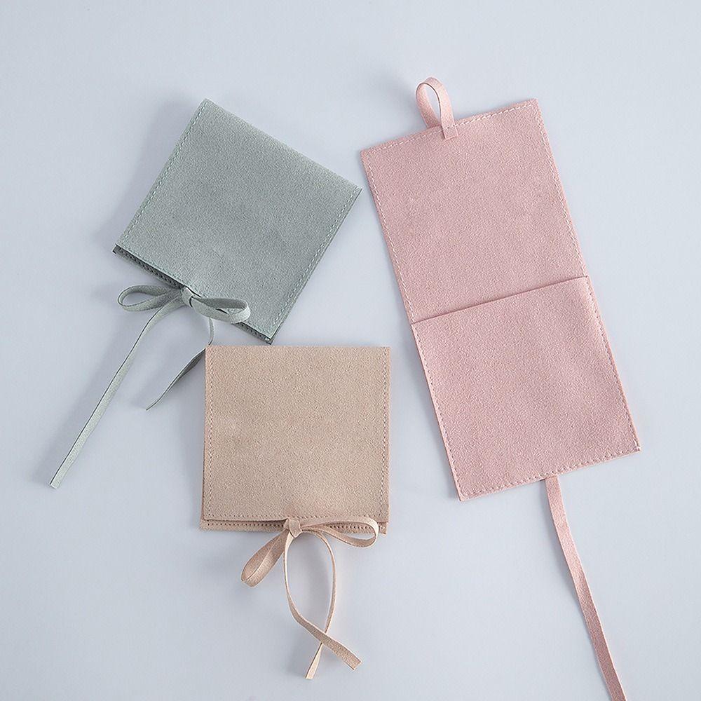 

Small Jewelry Bags Microfiber Earring Storage New Jewelry Pouch Necklace