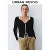 UR Women's Chic Contrast Button Knit Cardigan