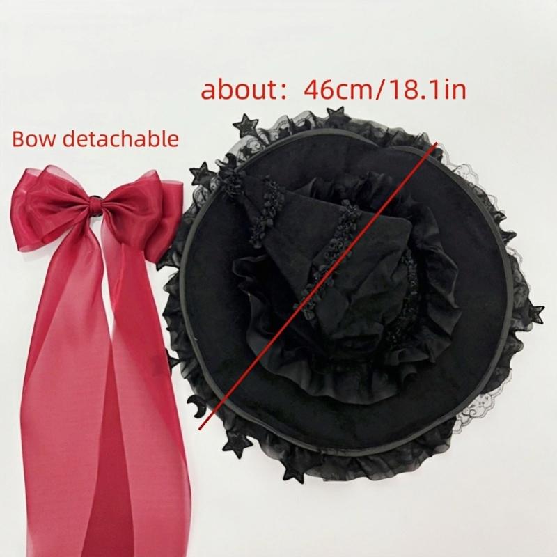 Halloween Wizard Hat Funny Witch Hat Witch Caps Wizard Costume Accessories for Masquerades Party Decor Cosplay Props