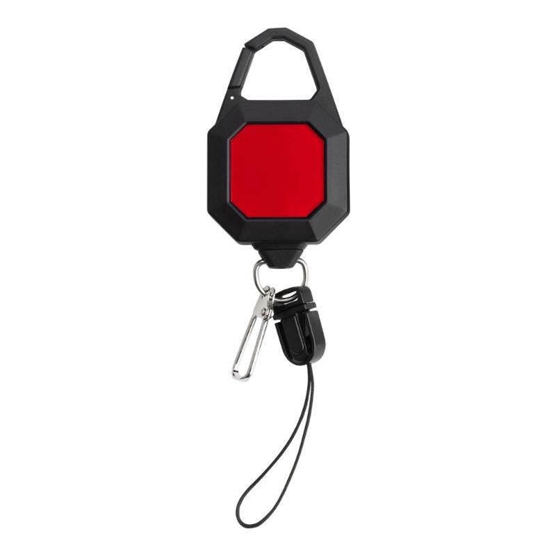 Retractable Keychains with 26inch Cord Locking Retractor Heavy Duty Badges Holder 6oz Fly Fishing Retractor