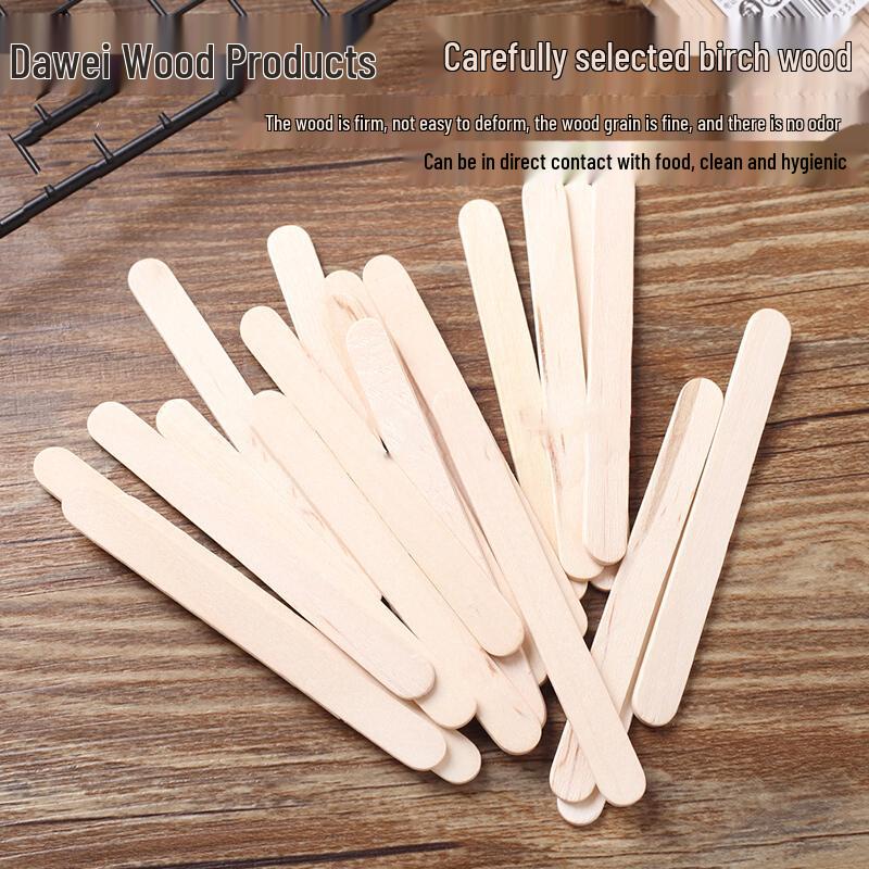 Wooden Popsicle & Ice Cream Sticks for DIY Models & Crafts