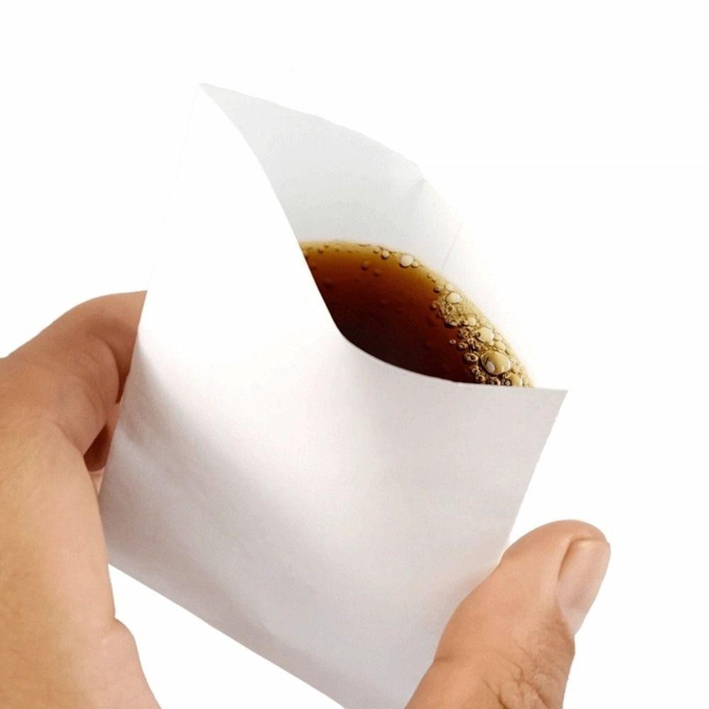 200Pcs Leakproof Disposable Paper Cup Envelope Style Office Water Cup  Supermarket