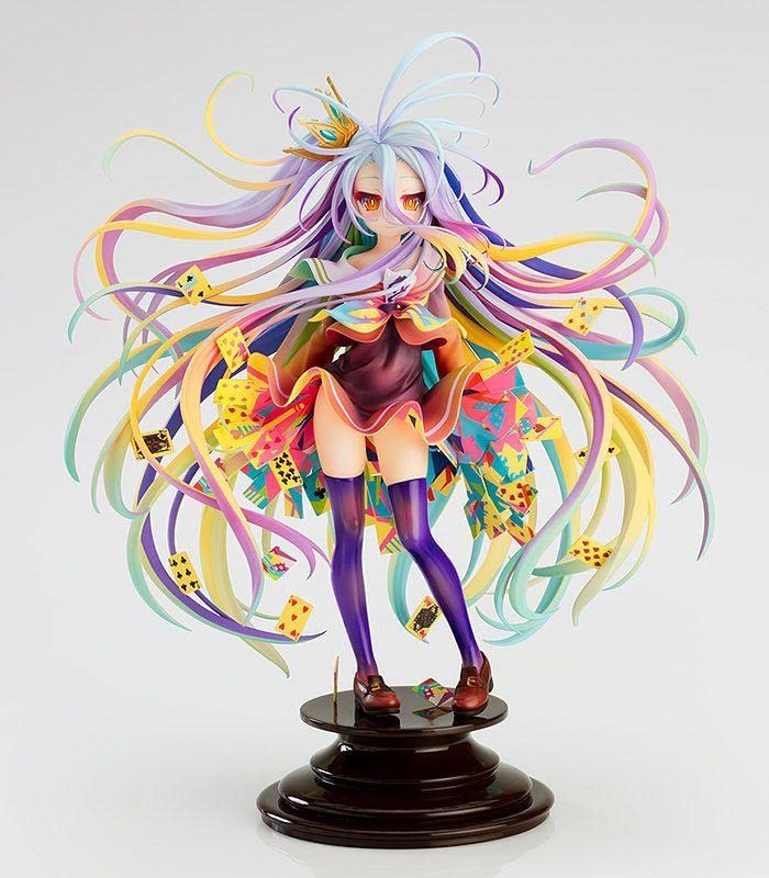 No Game No Life White Yu Enokimiya Art Works Scale Plastic Painted Complete Figure 1/7