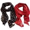 2025 New Wave Point Silk Scarf Women's Spring/Summer Versatile Printed Series Neck Tie Hair High End Drift Belt