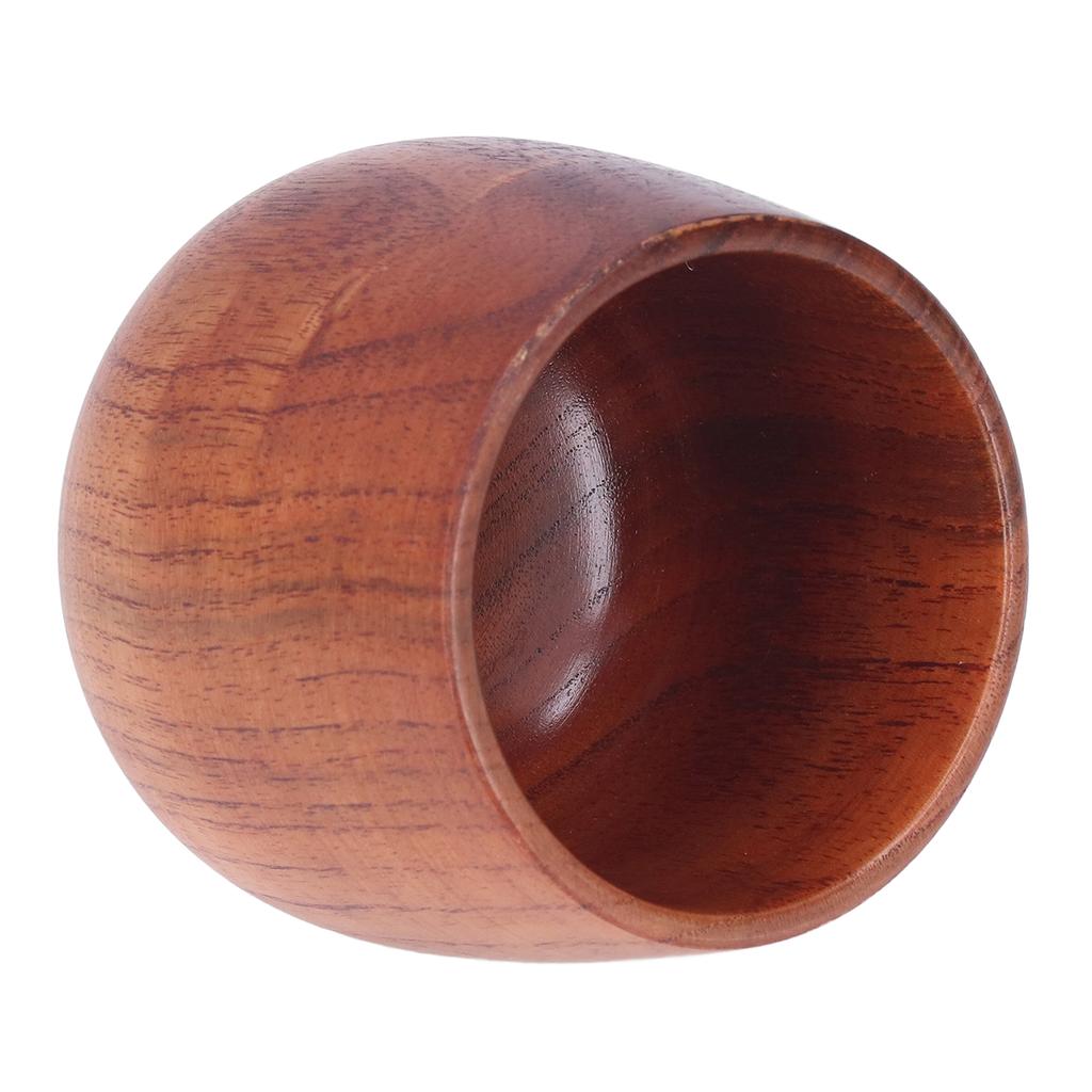 Natuurlijke Massief Houten Waterbeker Eenvoudige Grote Buik Thee Wijn Koffiemok Klassieke Houten Beker voor Keuken Bar Medium