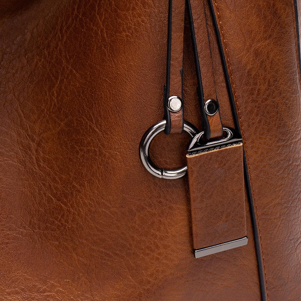 Women's Fashion Soft Pu Leather Handbag Ladies Tote Bag Large Capacity Sling Bag