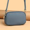 Kleine Tasche aus Rindsleder der ersten Schicht, leichte, modische Damen-Schultertasche aus weichem Leder mit schrägem Spann