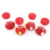 Plastic Flower Iron Hook Bird Feeder Plastic Bird Water Feeder Bottle Hanging
