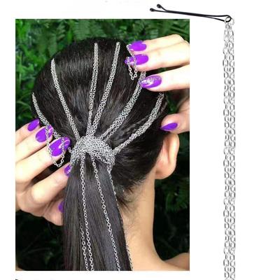European & American Cross-Border Wig Extension Headdress with Single Clip Hair Chain