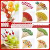 ZISIZ Disposable Bamboo Fruit Picks