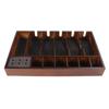 Barber Clipper Tray Large Area Slide Resistant Wooden Barber Clipper Holder Organizer for Hair