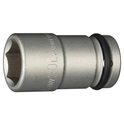 TONE Impact Long Socket Drive Angle Width Across Flats 20mm HP4NV-20L 12.7mm (1/2")