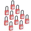 Waterproof Lockout Tag Lock with High Strength Nylon Beam and Flexible Key Management Features for Enhanced Convenience