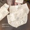 Ladies Summer Cute Cartoon Printed Pure Cotton 10A Long Cotton Crotch Skin Friendly Breathable Briefs