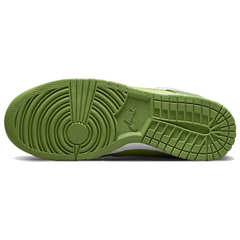 Nike Dunk Retro "Kermit" Low Cut Skate Shoes Unisex Green and White DJ6188-300