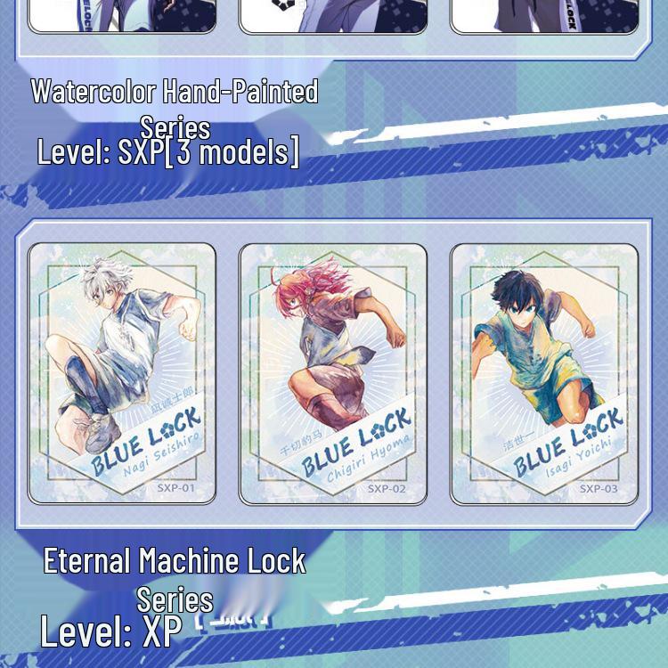 Leka Blue Lock High-Value Trading Card Pack: Rare Itoshi Sae & Bachira Meguru Cards