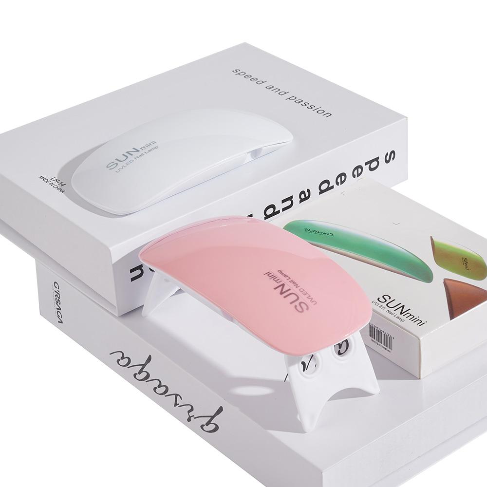 Nail Dryer LED Nail Lamp UV Lamp For Curing All Gel Nail Polish White Pink Color Nail Dry Lamp Portable with USB Without Switch
