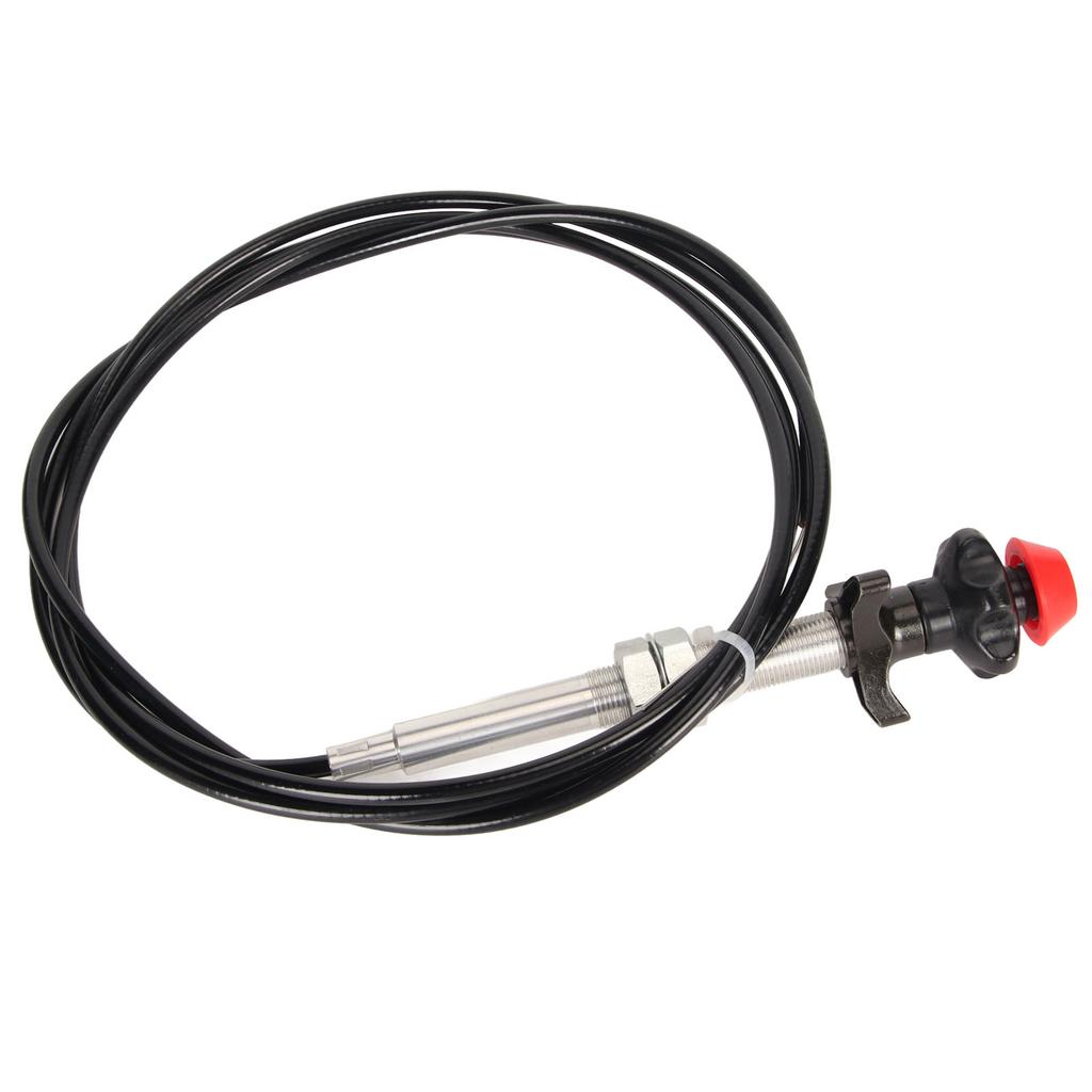 Control Cable 55204 2 Inch 10 Feet Length Car Truck Industrial Black Knob Multipurpose Universal Cable