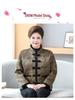 Plus Size Winter Velvet Warm Cotton Jacket for Middle-Aged and Elderly Women