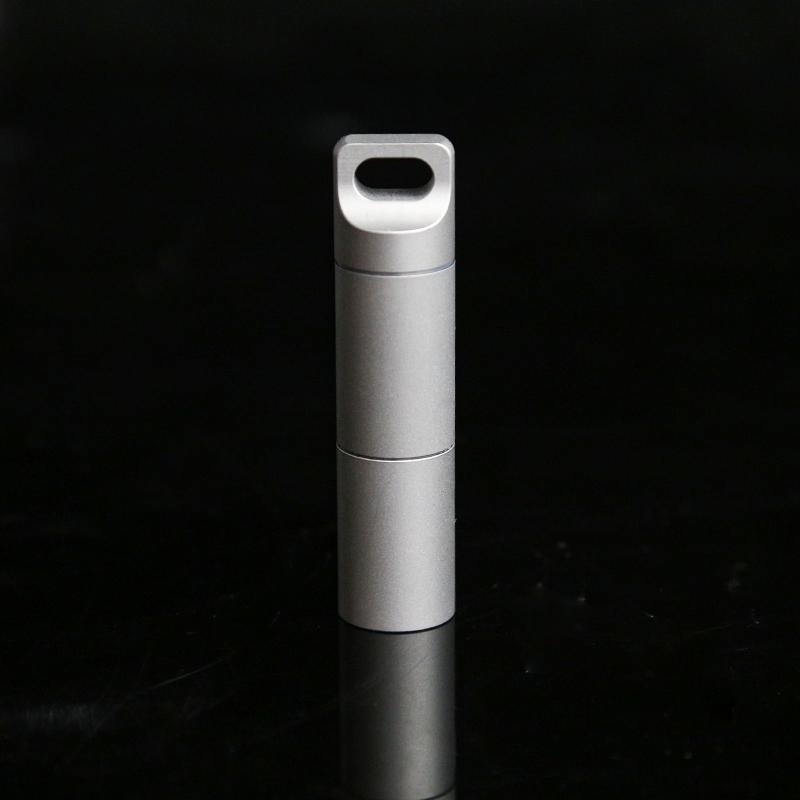 EDC Titanium Alloy Pill Medicine Storage Box Container Multi Grid Outdoor Camping Travel Box Sealed Waterproof Leak