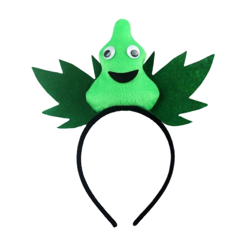 

Gourd Headbands Cosplay Doll Headwear Hairbands Headwear Makeup Washing Face Hairbands Birthday Party зелений