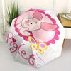 Piglet,Butterfly Theme Automatic Compact Folding Cute Umbrella - Portable and Durable, 8-Bone Iron Umbrella for All Weather0707095