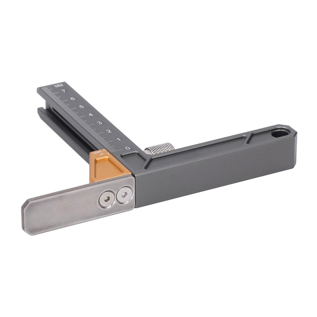 Woodworking Height Gauge Metric Unit Adjustable Depth Gauge Height Measuring Tool for Table Saw