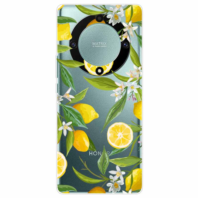 Custodia per Honor Magic6 Lite 5G Trasparente TPU Silicone Funda Capa per Honor Magic 6 Lite Coperture Morbide Magic6Lite Trasparenti Coques borsa
