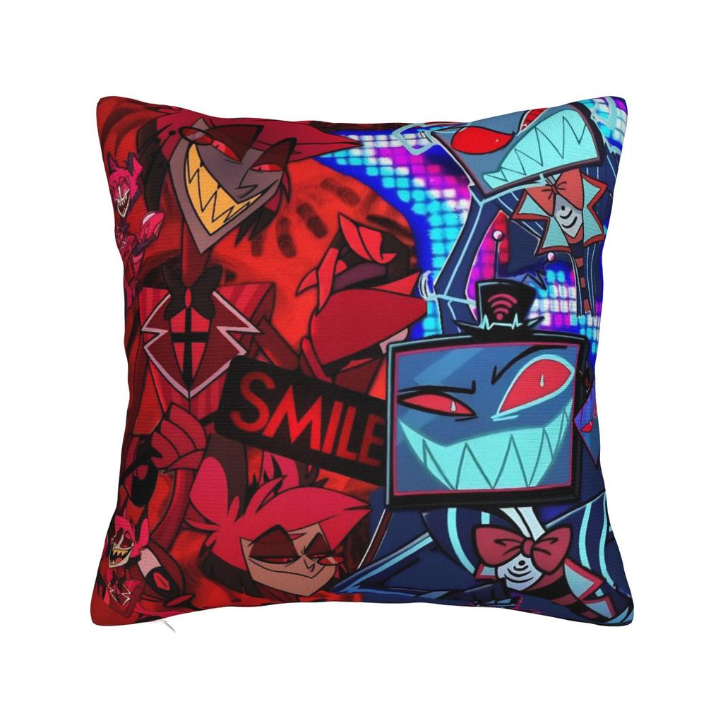 Decorative Pillowcase R-Radiostatic Vox Alastor  Merch Living Room  Pillow Case Cover Zipper Multiple Sizes