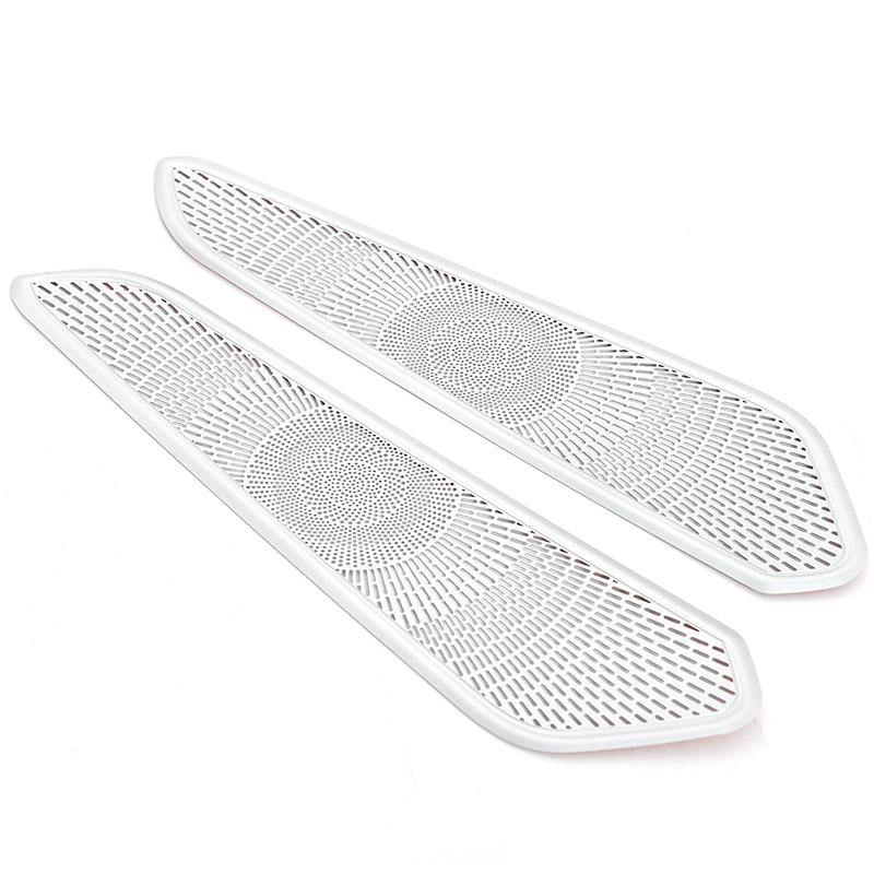 Stainless Steel For Porsche MACAN 2014-2025 Center Console Side Decorative Mesh Cover Sticker Car Interior Accessories