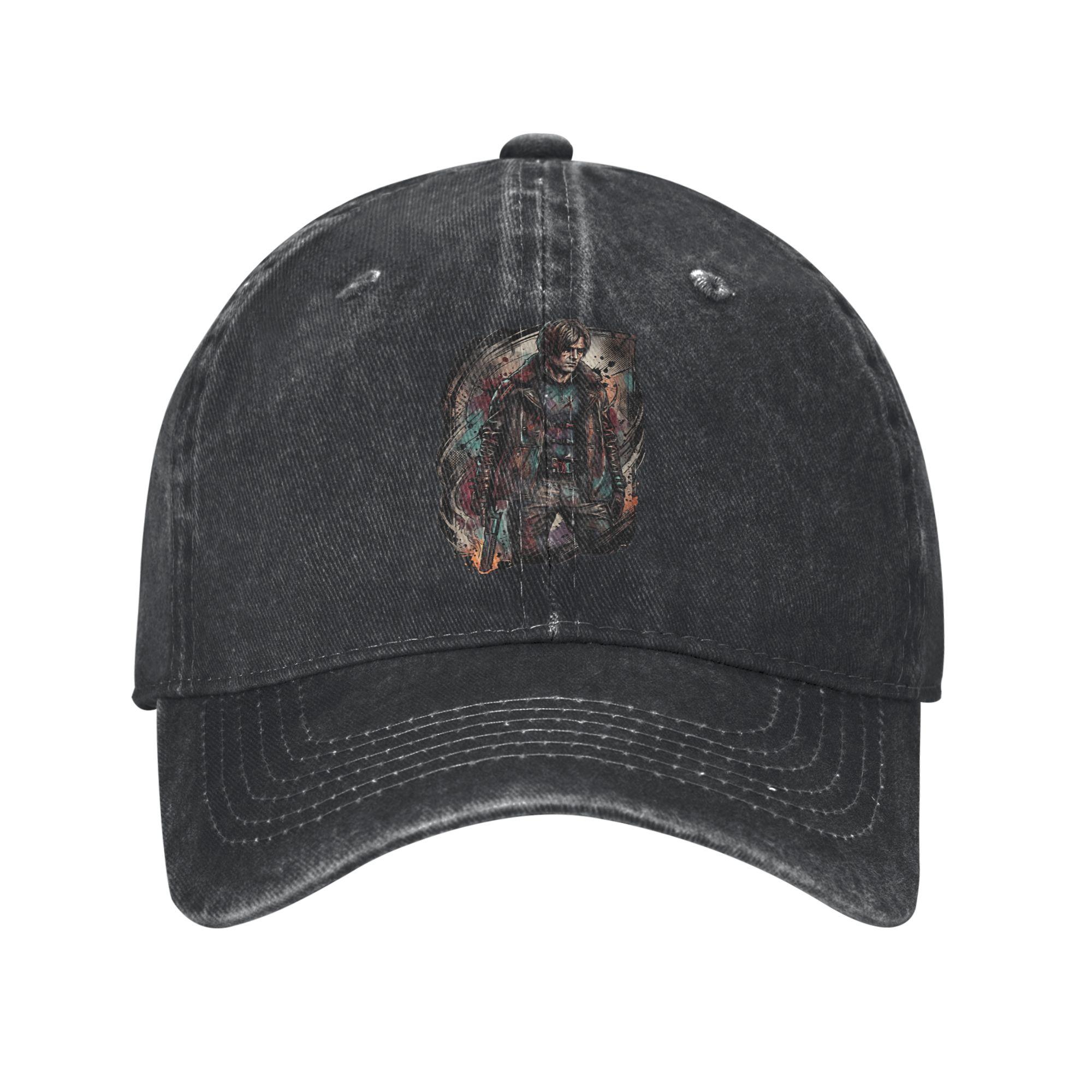 LLeon Scott Kennedy Washed Baseball Cap Fashion Sun Trucker Hat Summer UnisexTeens Hiking Fishing Snapback Cap One Size