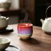 Handmade Handleless Ceramic Mug for Hot Cold Drinks 150ml Rustic Stoneware Coffee Tea Cup Easy To Clean Unique Gift for Tea Coffee Lovers
