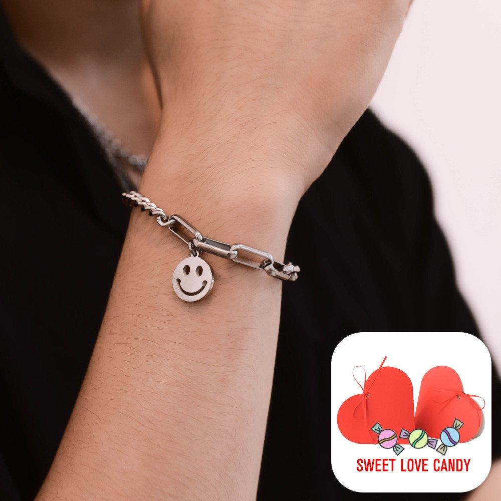 [Mens Jewelry/Surgical] Penda Surgical Steel Bracelet [Men's Bracelet/Surgical/Heart Candy Package]