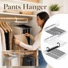 Multi-Tier Pants Hanger with 9 Non-Slip Bars Space Saving Closet Organizer Metal Clothes Rack for Home Use