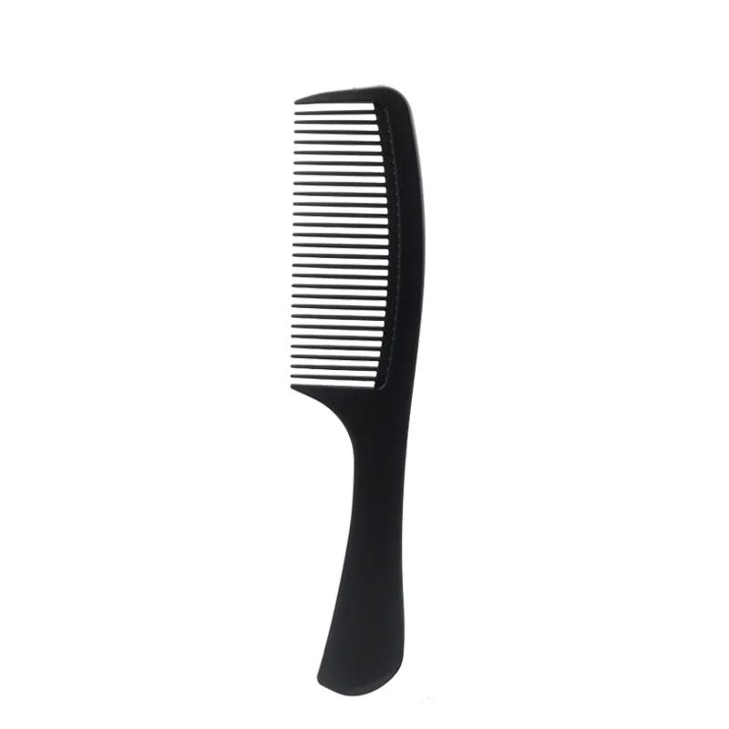 Black Professional Hair Brush Hard Carbon Cutting Comb Heat Resistant Salon Hair Brushes Barber Pin Tail Antistatic Combs Men