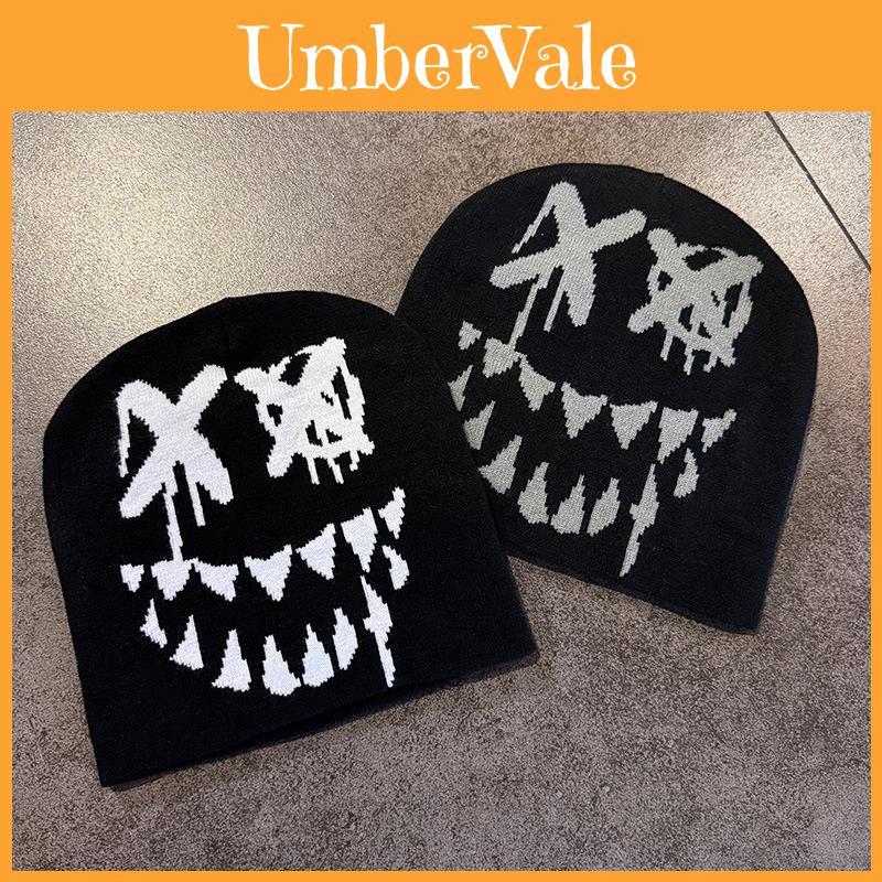 Venom Pattern Knit Hat For Men Women With Warmth And Street Style For Autumn Winter