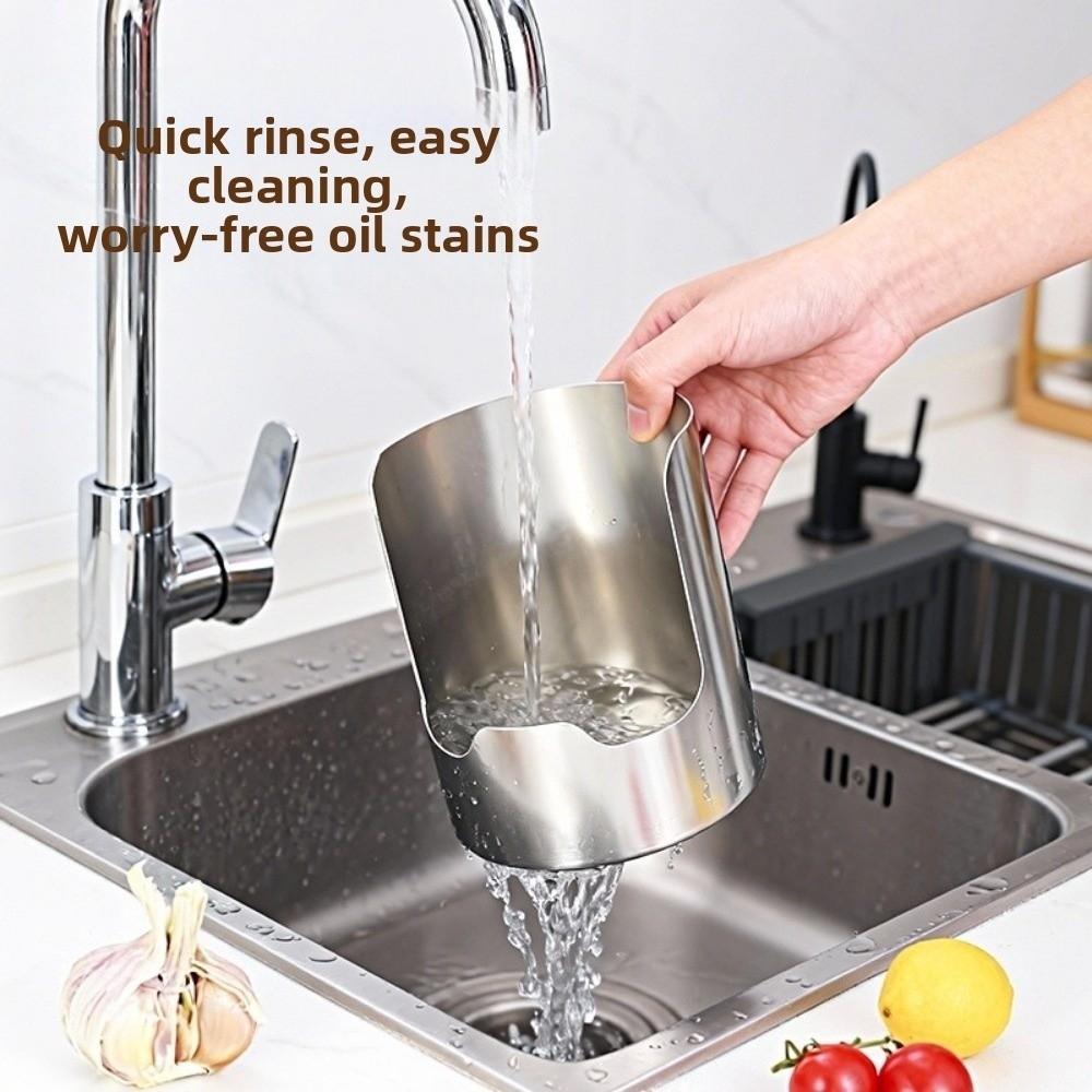 Stable Stainless Steel Spoon Holder Easy To Clean Pot Lid Storage Rack Dinning Table