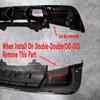 BMW 5 Serisi E60 E61 M Paketi 2004 2005 2006 2007 2008 2009 2010 için MP Tarzı Arka Tampon Ayırıcı Difüzör Plastik Bodykit Tuning
